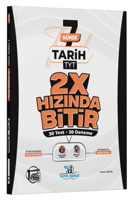 YDENİZİ TYT 2X HIZINDA BİTİR TARİH - 2026